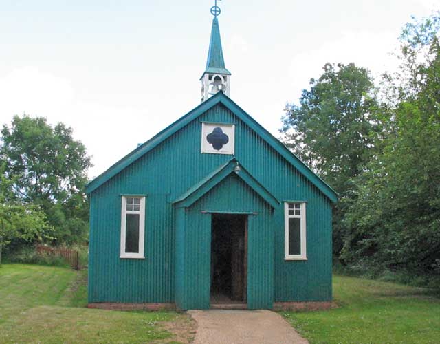 Tin Tabernacle at the Avoncroft Museum of Buildings, click for larger image