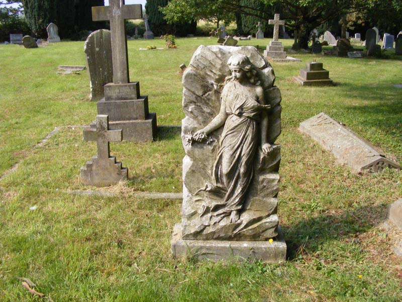 Headstone of a maiden