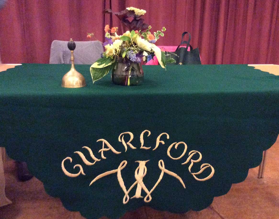 Guarlford WI tablecloth